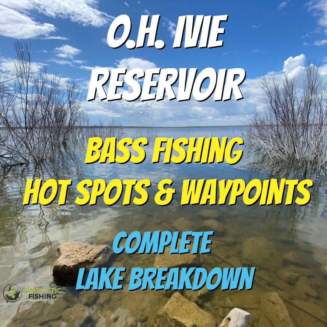 O H Ivie Reservoir Lake Breakdown Fishing Hot Spots Waypoints