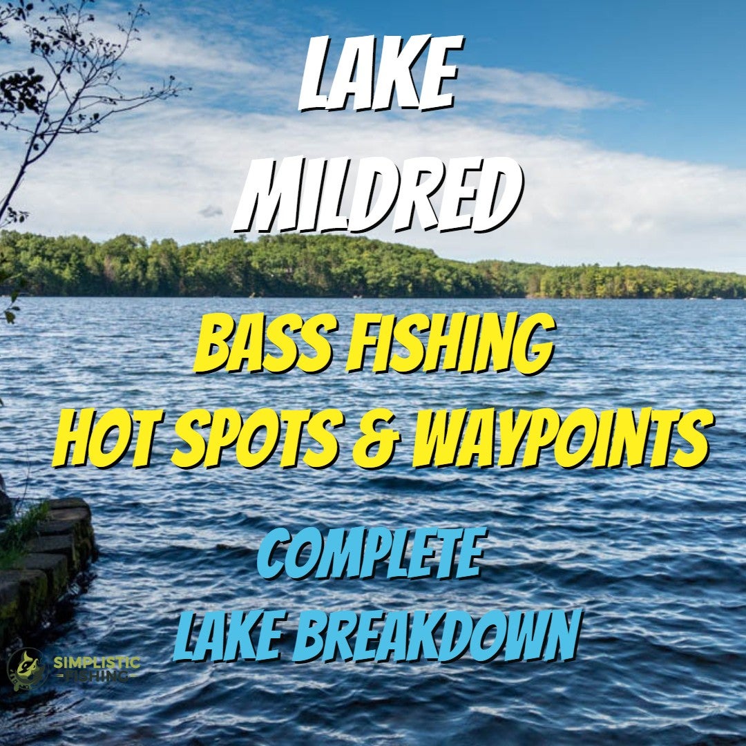 Lake Mildred Complete Lake Breakdown - Bass Fishing Hotspots ...