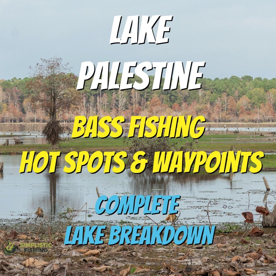Lake Palestine Lake Breakdown Bass Fishing Hot Spots & Waypoints