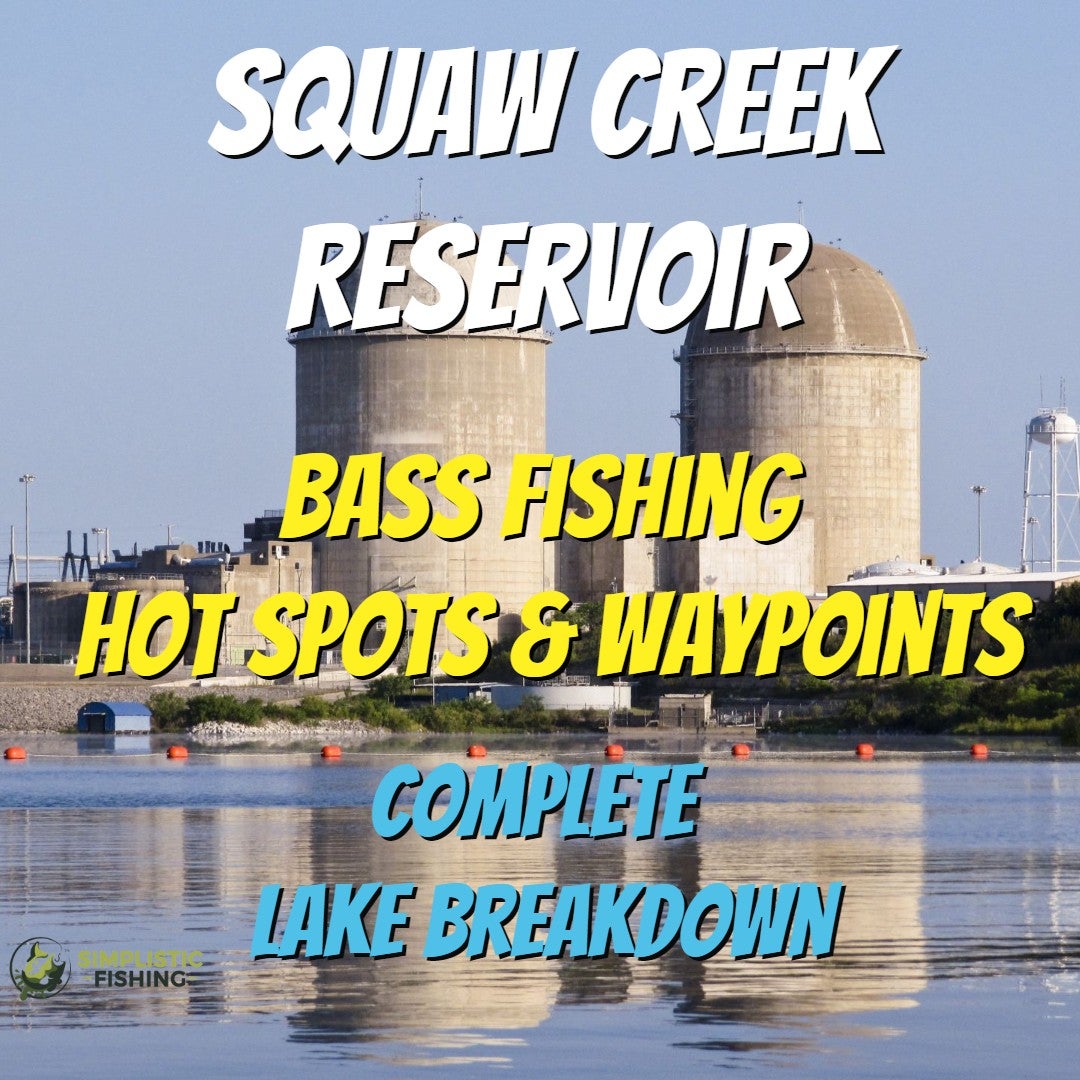 Fishing hot spot & waypoints for Squaw Creek Reservoir! | Simplistic ...