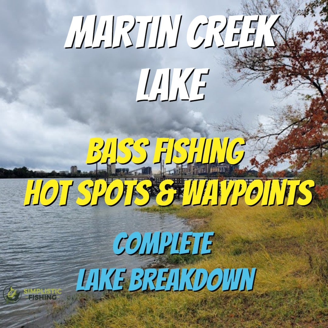 Find the bass fast on Martin Creek with our Waypoints & Boat Lanes ...