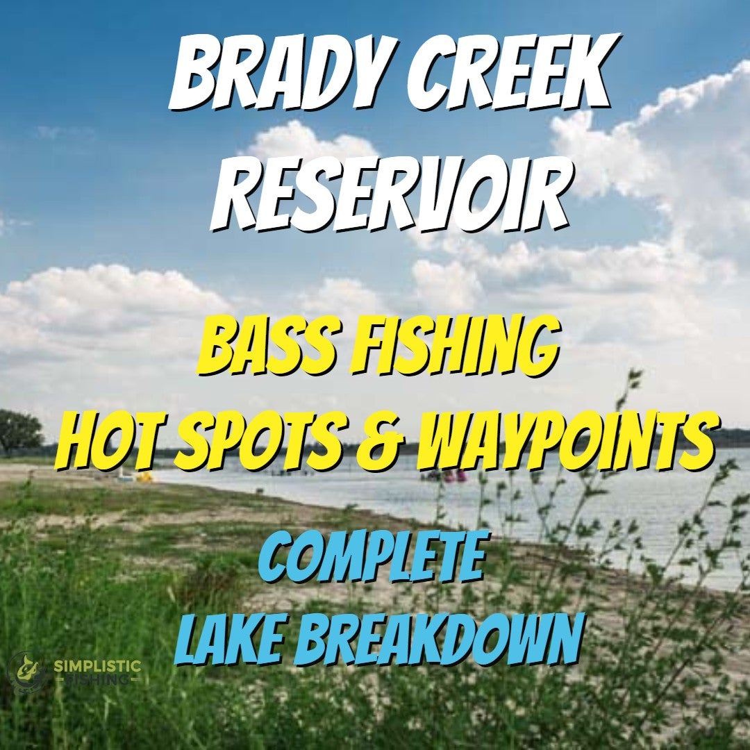 Brady Creek Reservoir - Fishing Hot Spots & Waypoints 