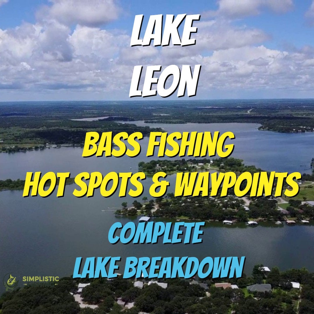 Lake Leon Fishing Hot Spots & Waypoints Simplistic Fishing