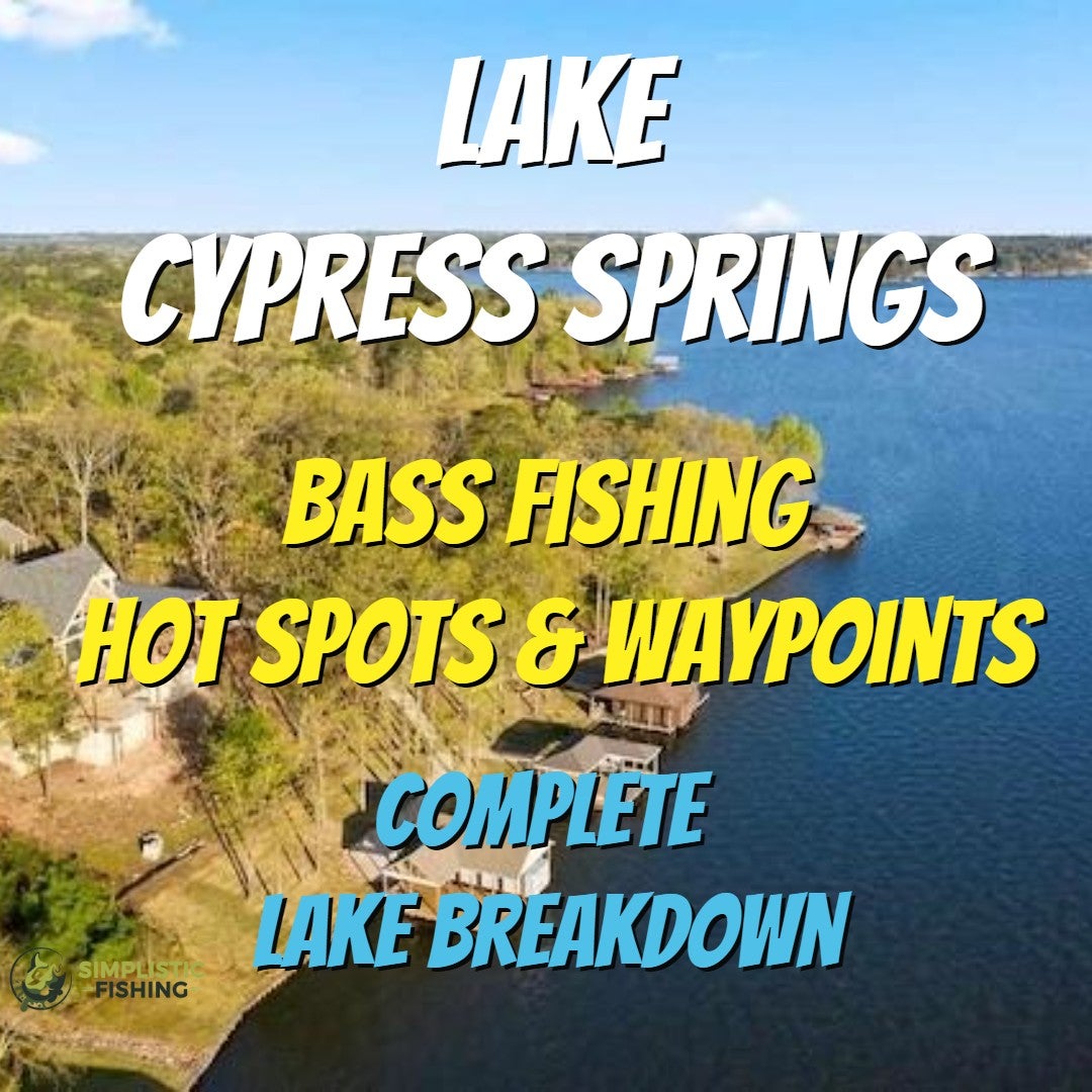 Lake Cypress Springs Complete Lake Breakdown - Bass Fishing Hot Spots ...